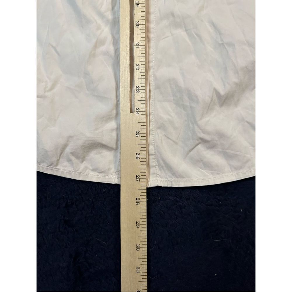 Vintage 70s Blue Willi’s Button Down Pearl Button White Collar Longsleeve Sz Med - Picture 10 of 11